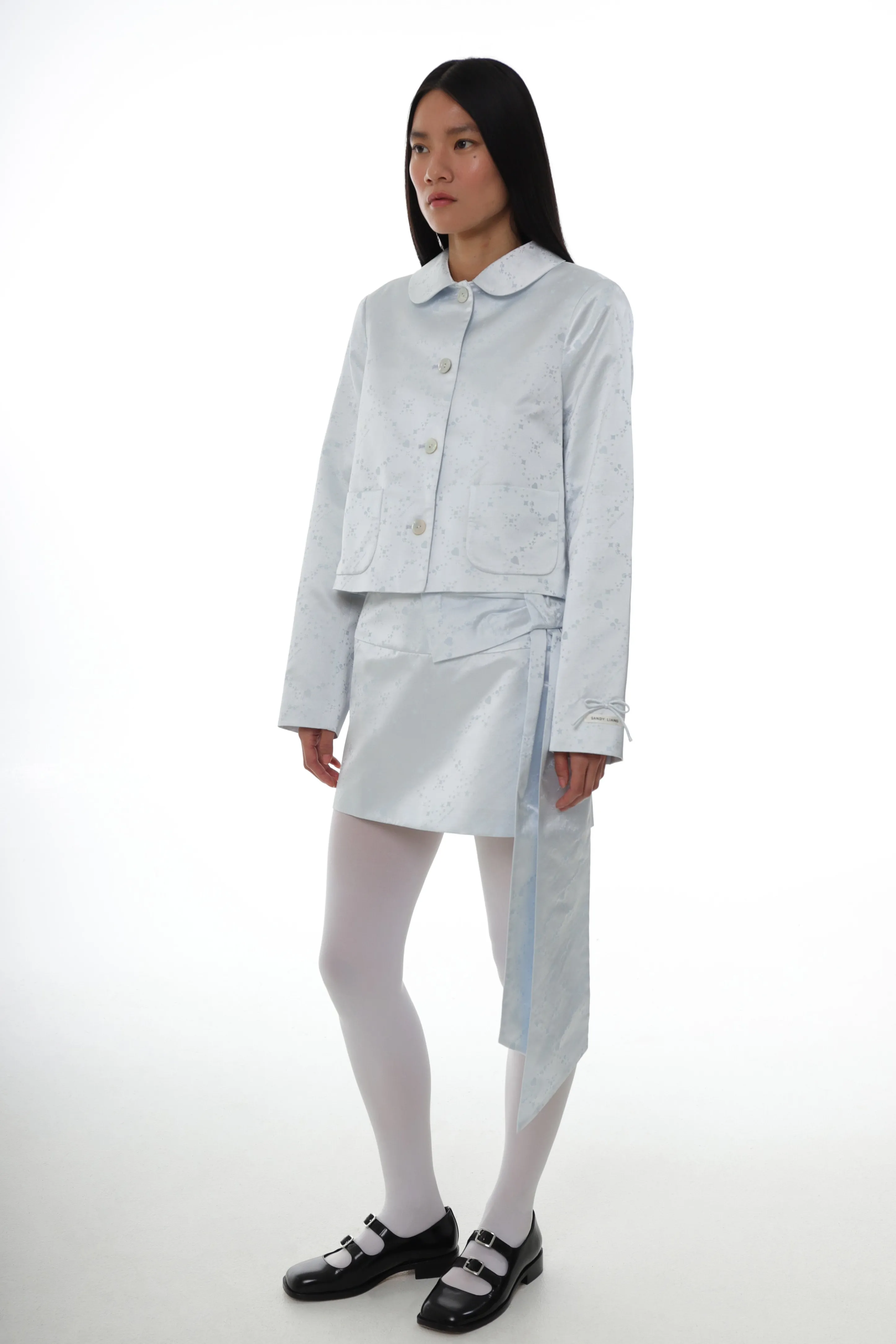 SHELBY JACKET IN ICE BLUE