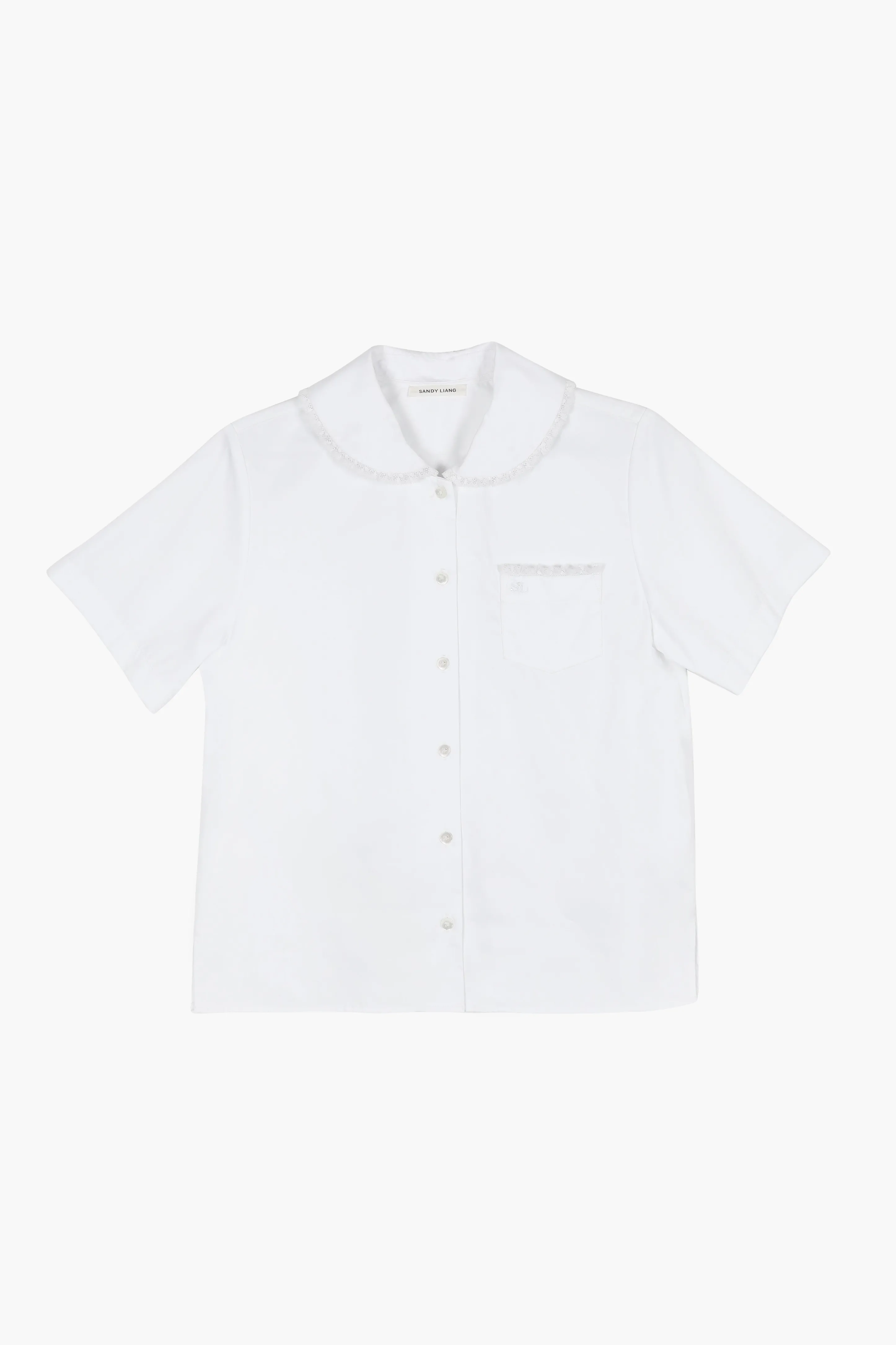 SPLITTER TOP IN WHITE