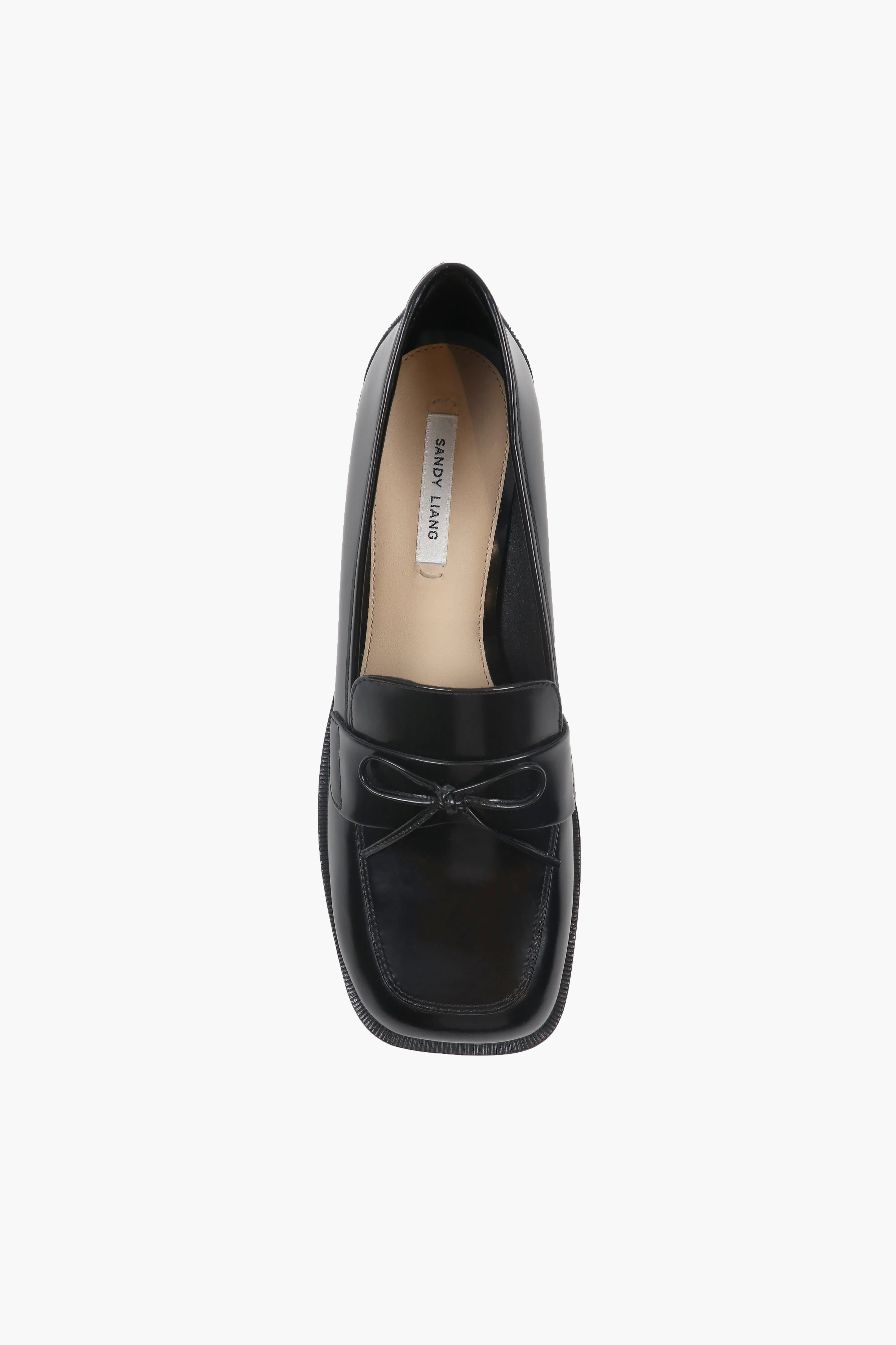 LOAFER IN BLACK SPAZZOLATO