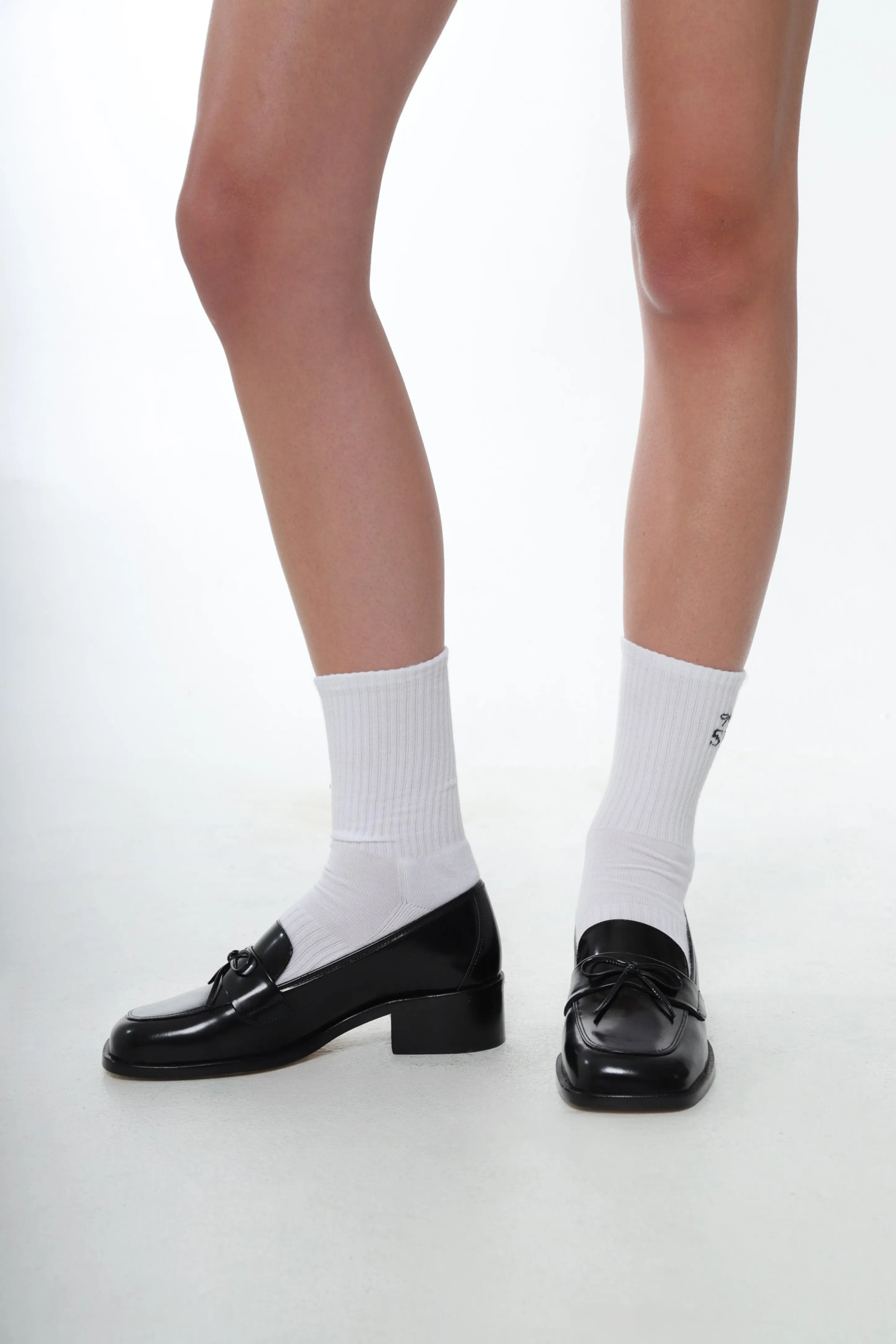 LOAFER IN BLACK SPAZZOLATO