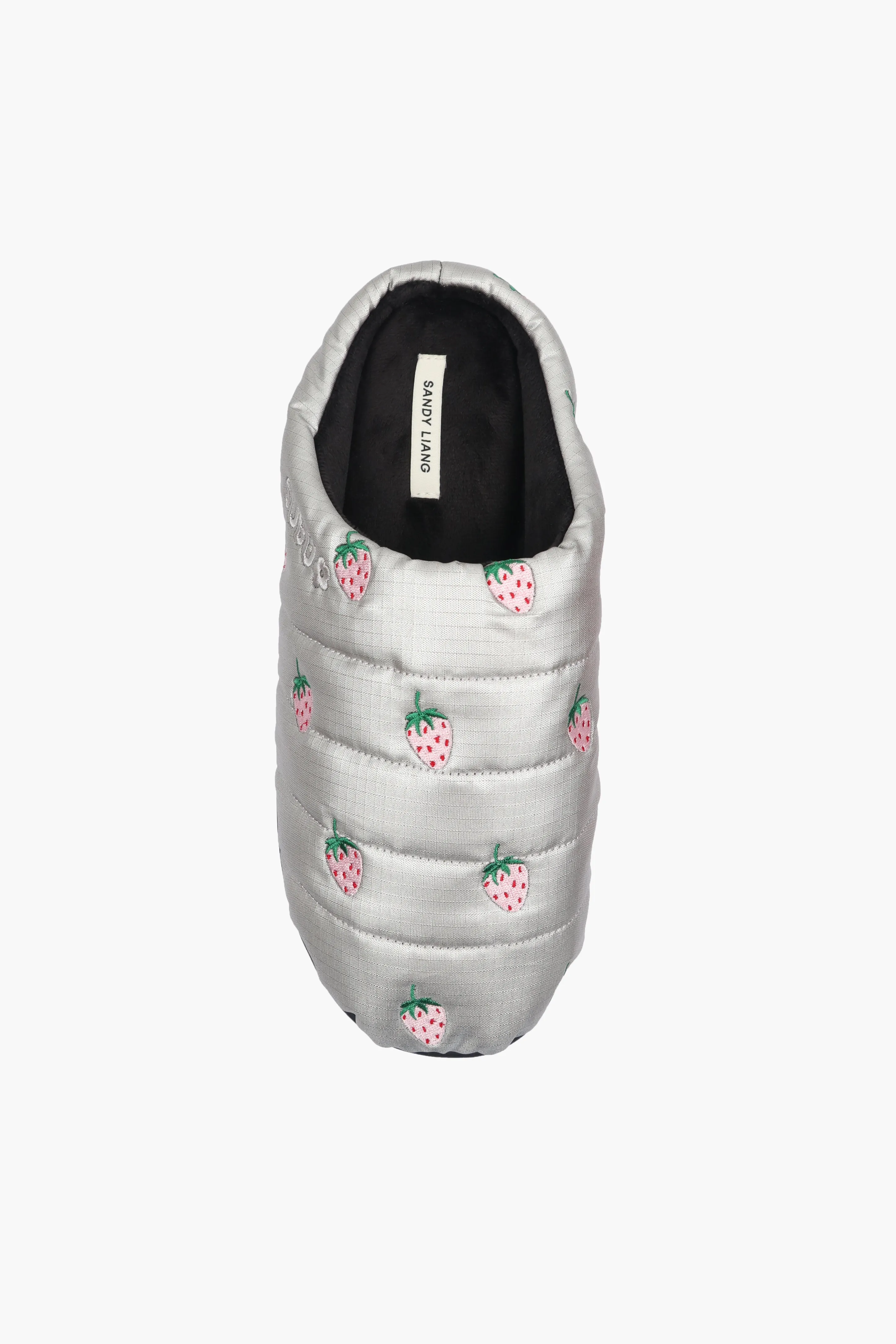 SANDY LIANG X SUBU SLIPPERS IN CHROME