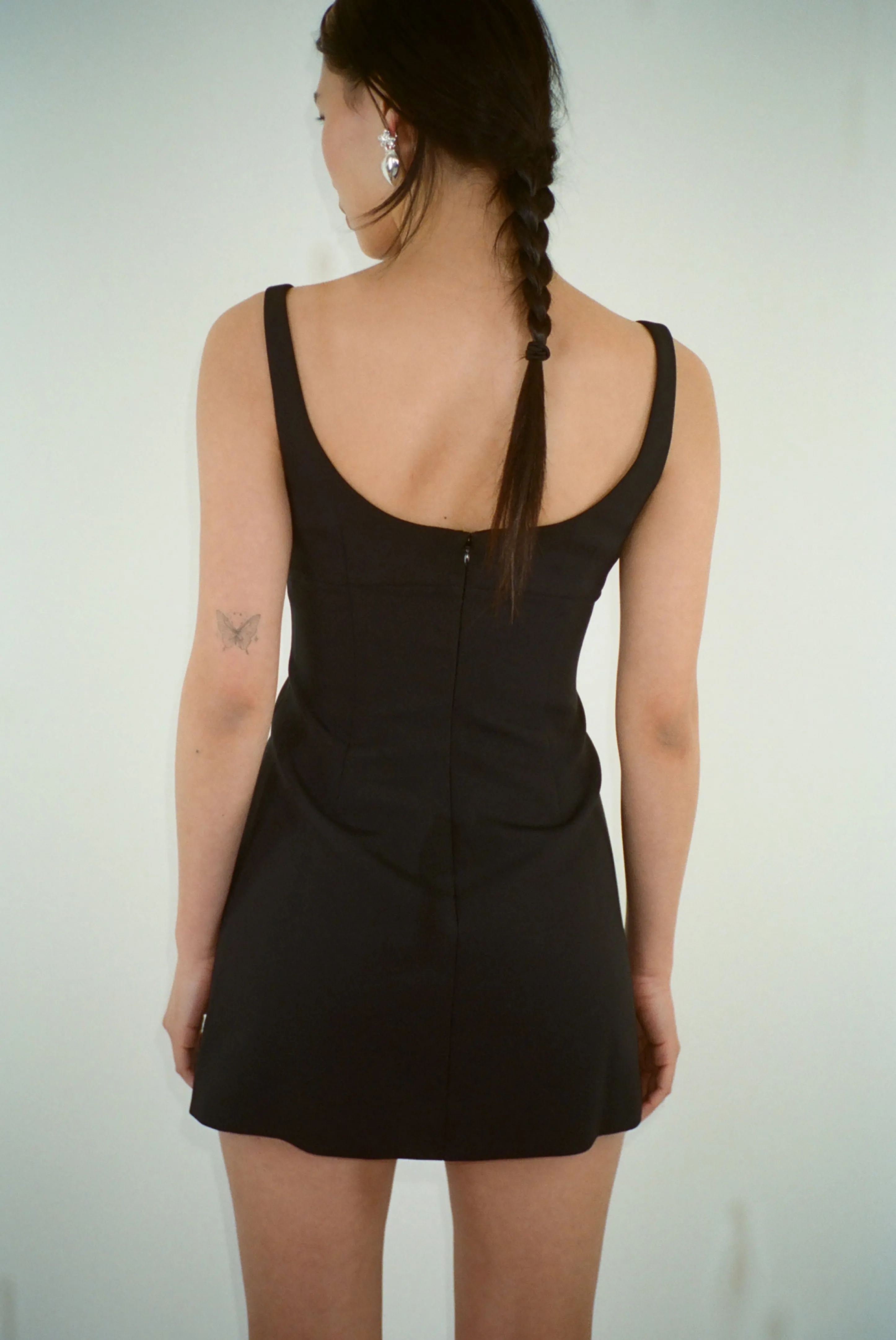 ARDEN DRESS IN BLACK