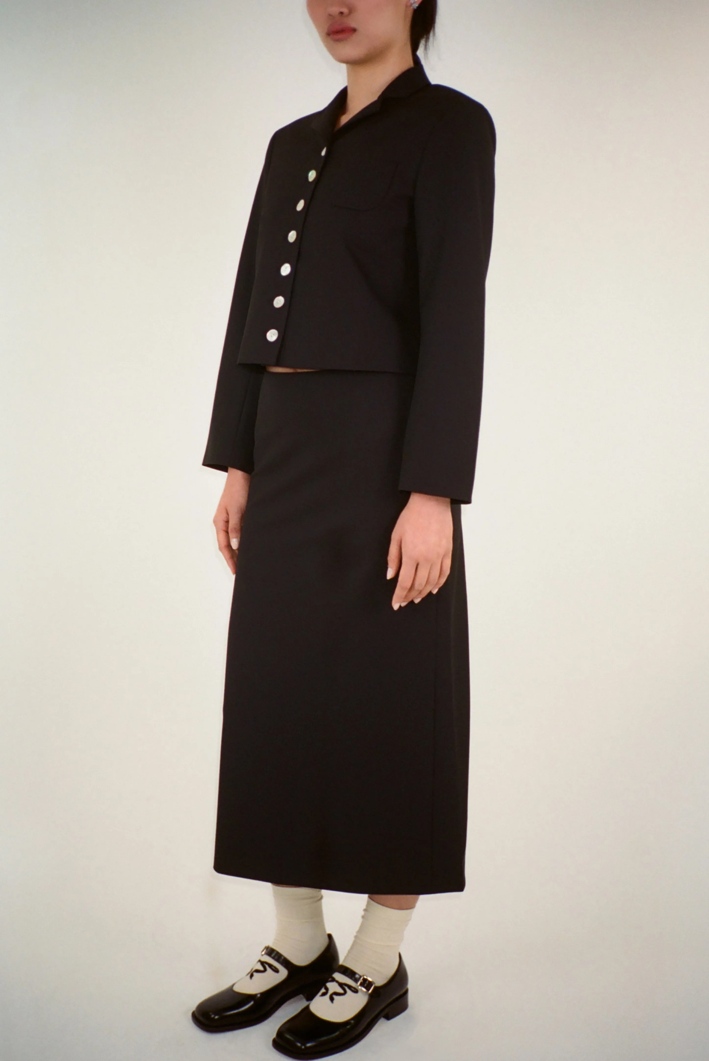 CHARM JACKET IN BLACK