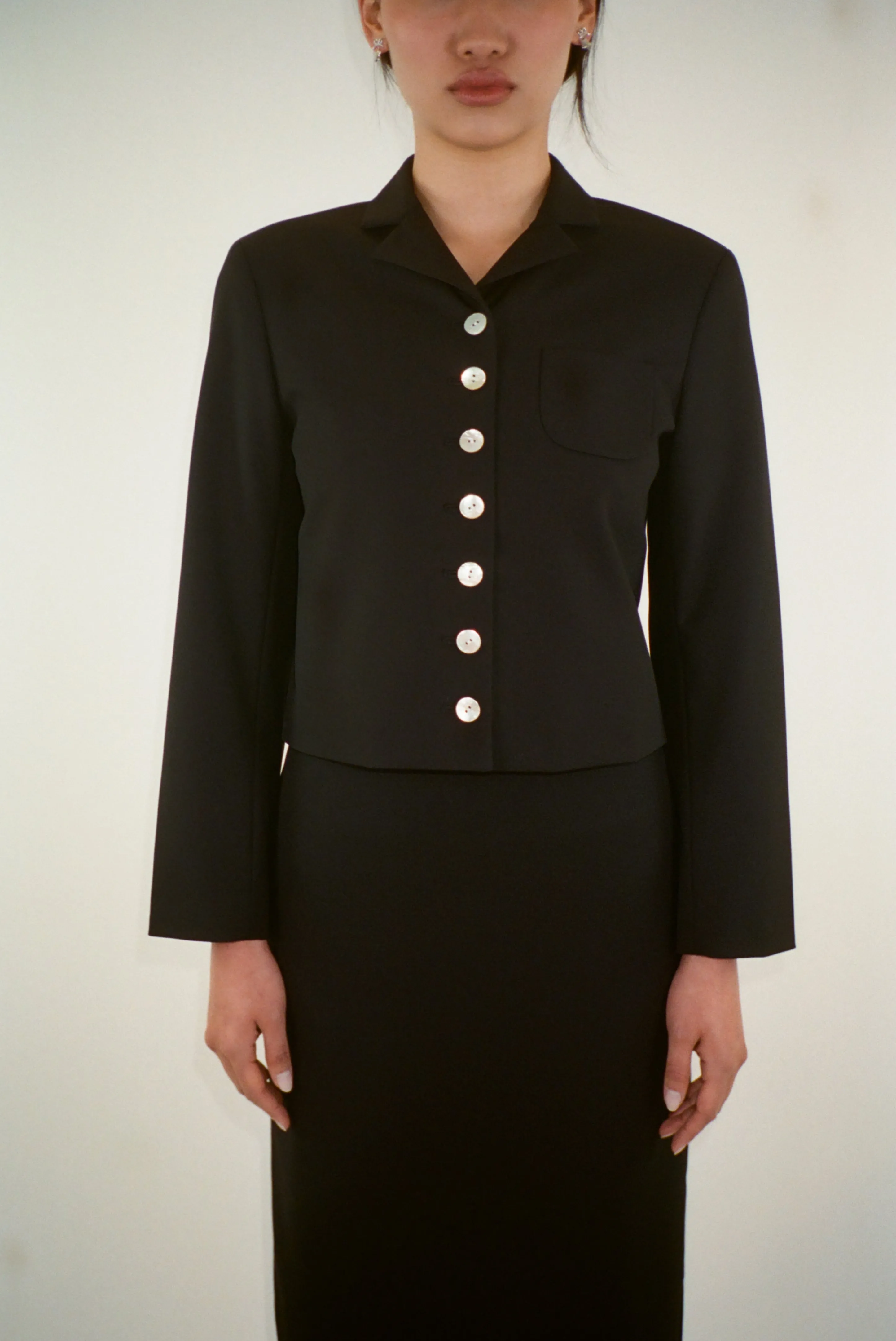 CHARM JACKET IN BLACK