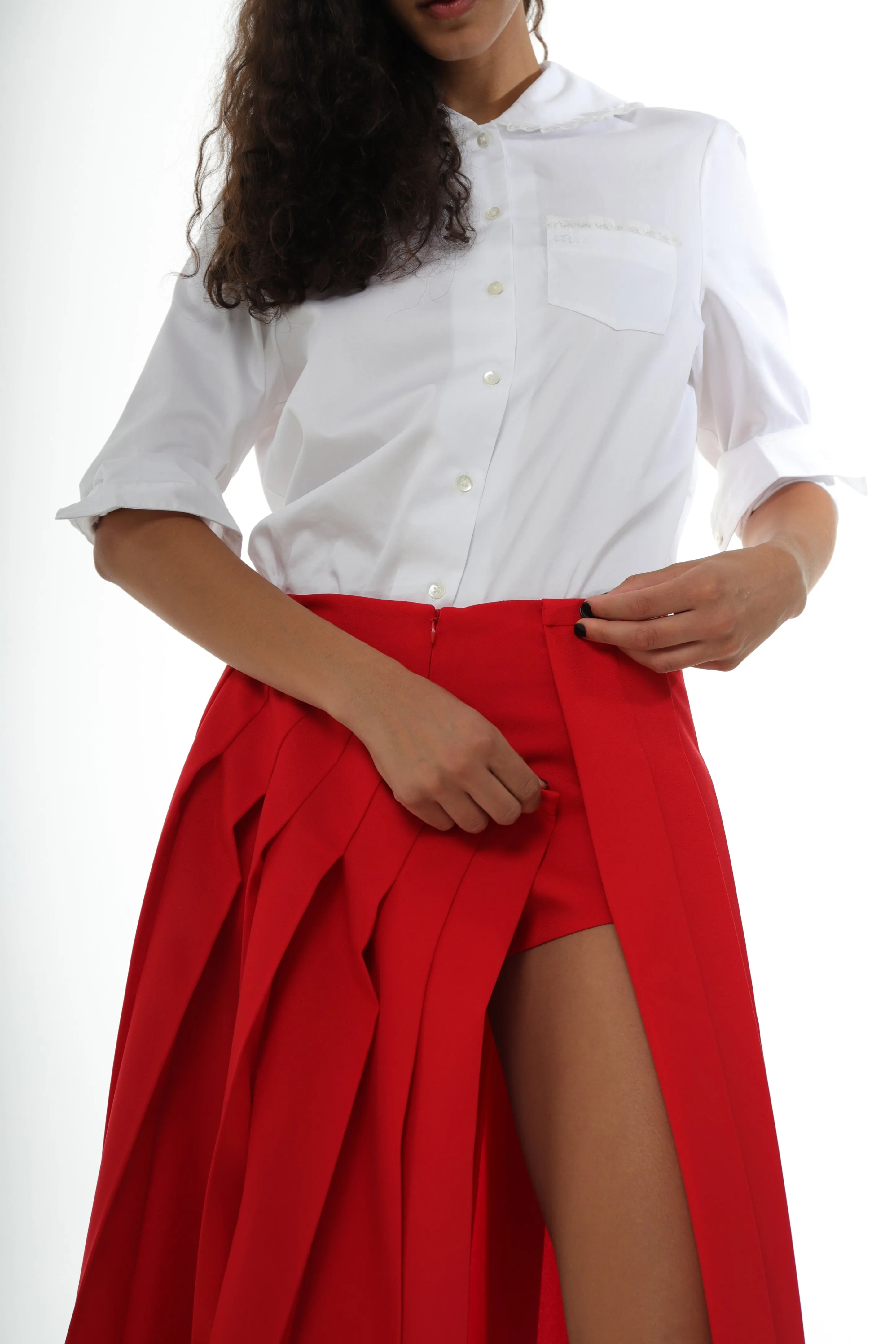 PRIVATE SKORT IN RED