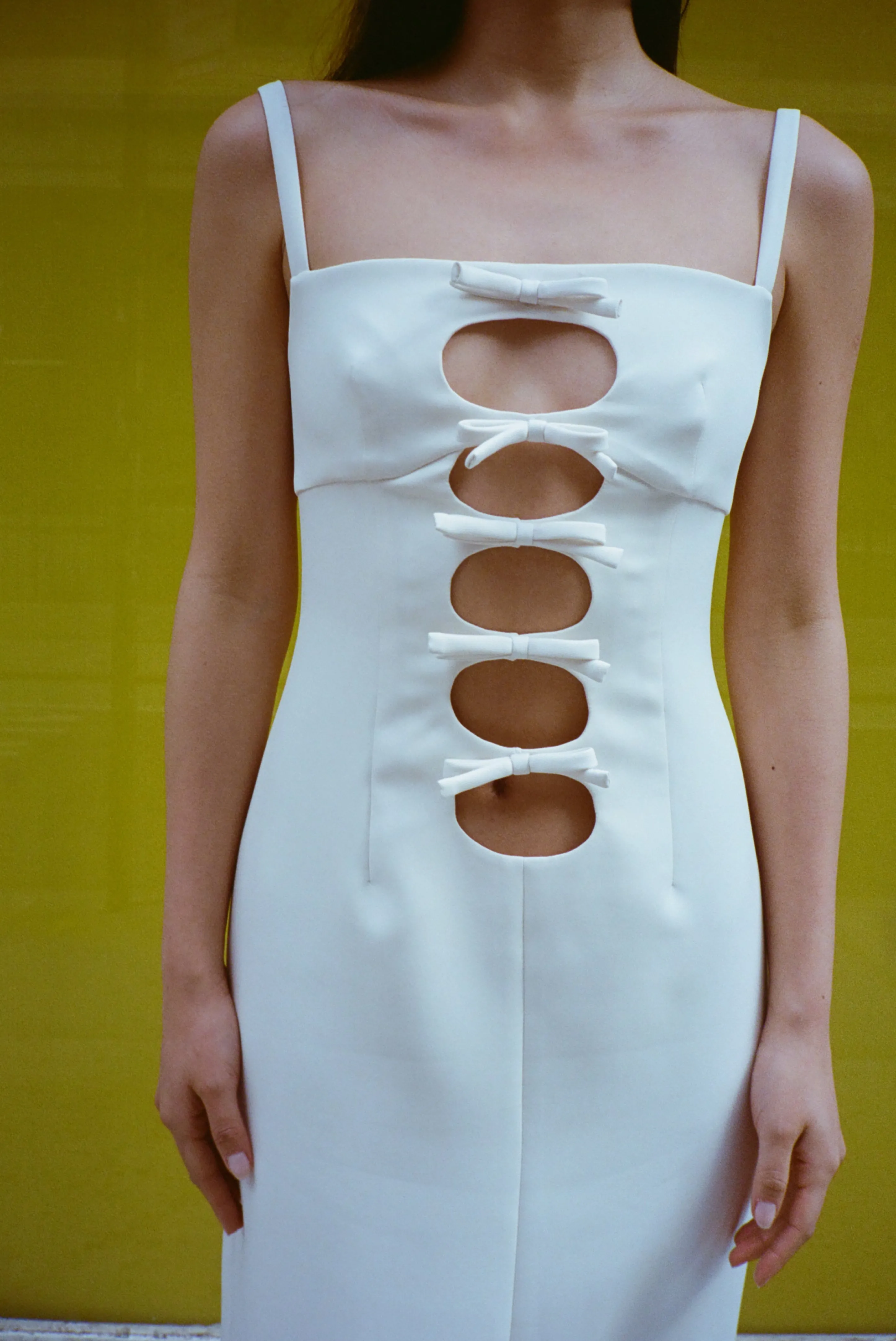 LEONIE DRESS IN BONE