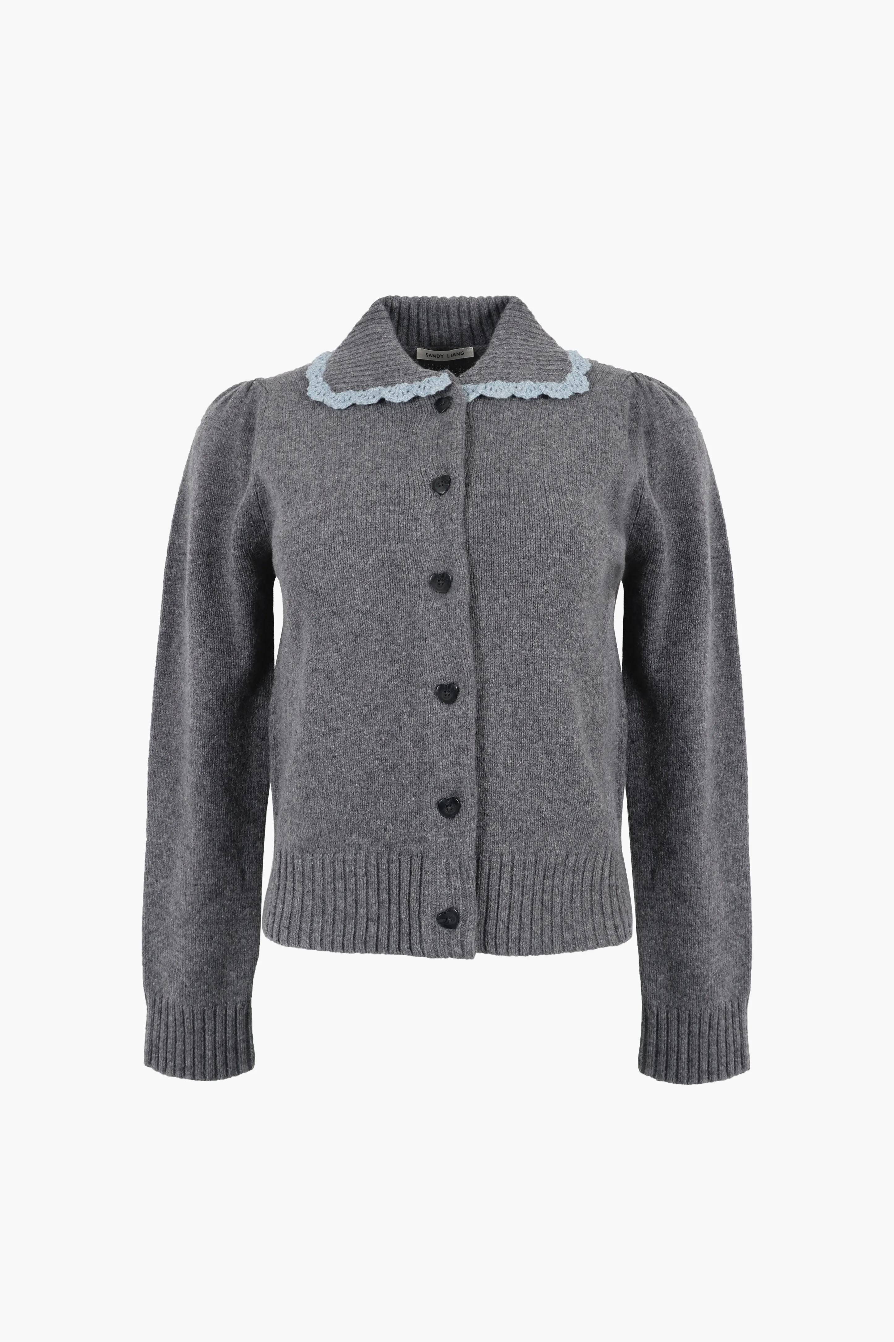 ROCHE CARDIGAN IN CHARCOAL