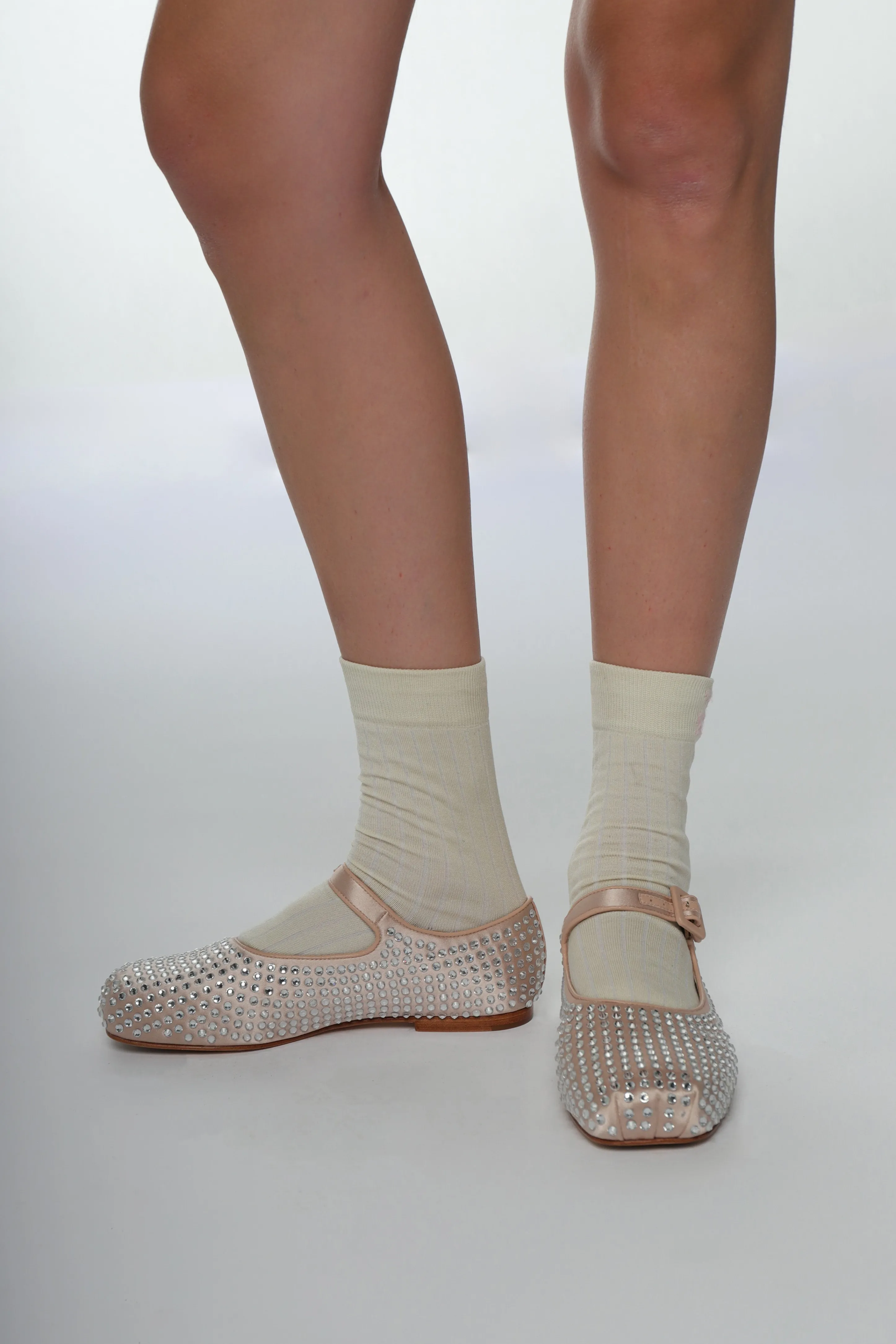 MARY JANE POINTE IN BALLET RHINESTONES