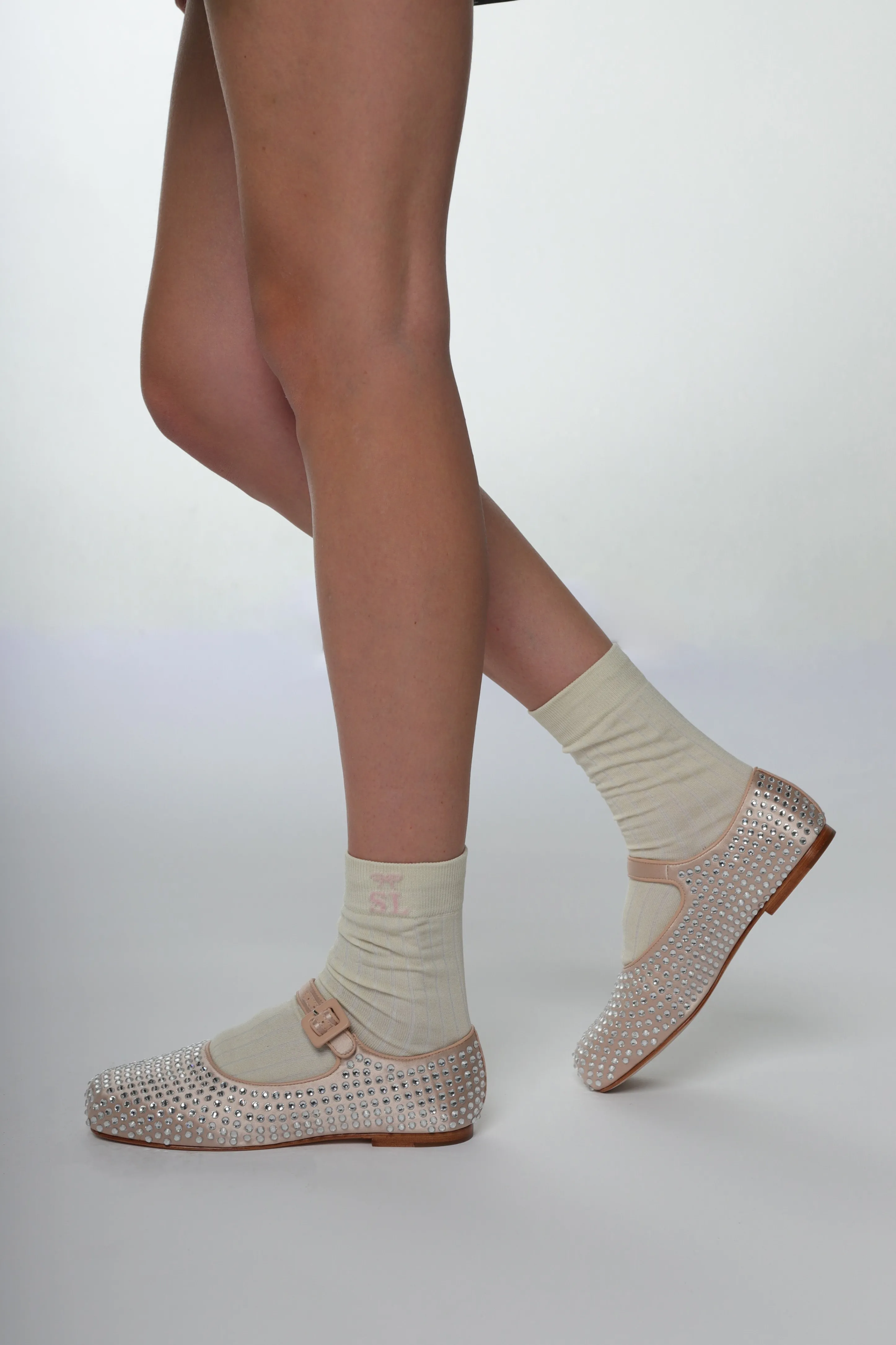 MARY JANE POINTE IN BALLET RHINESTONES