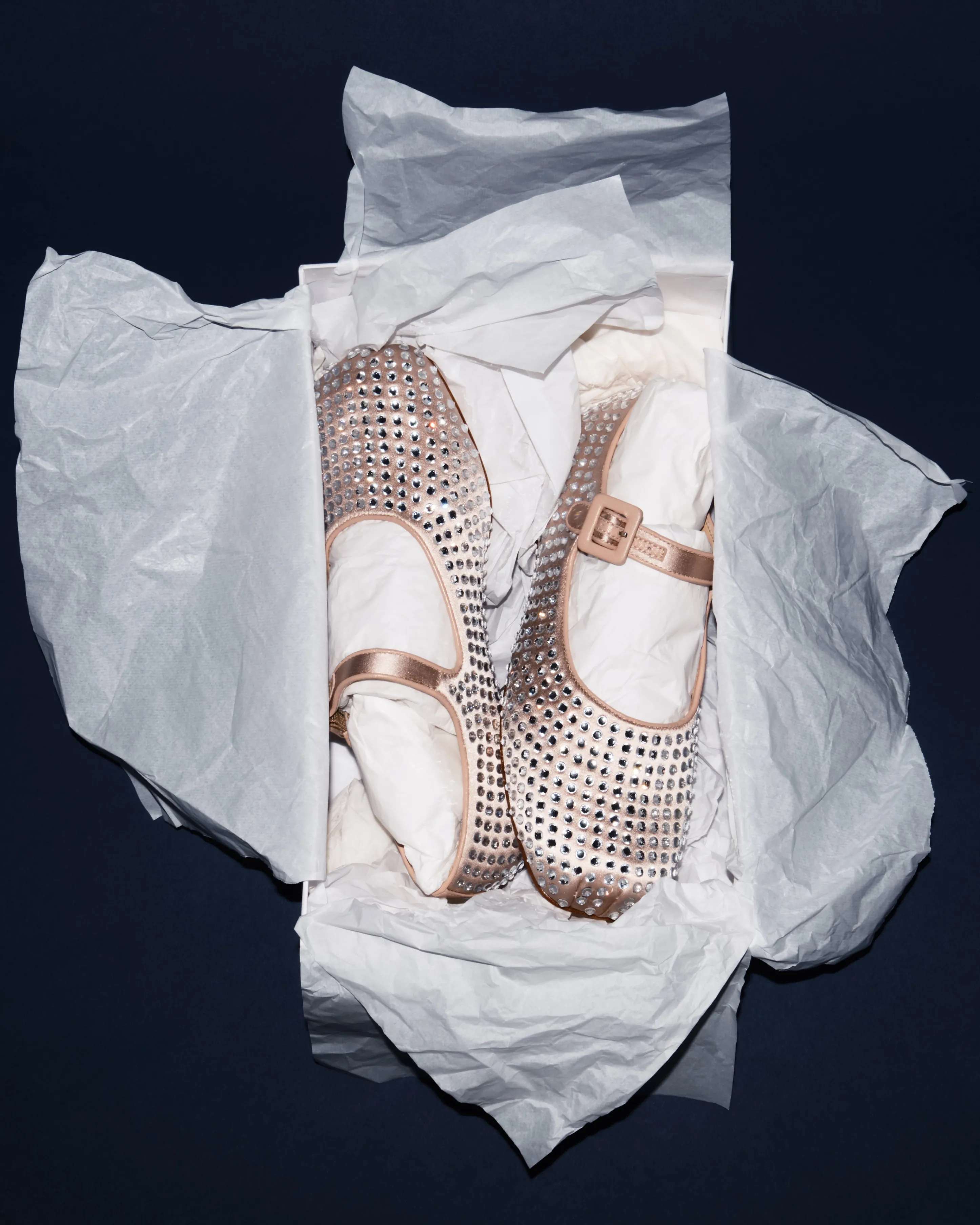 MARY JANE POINTE IN BALLET RHINESTONES