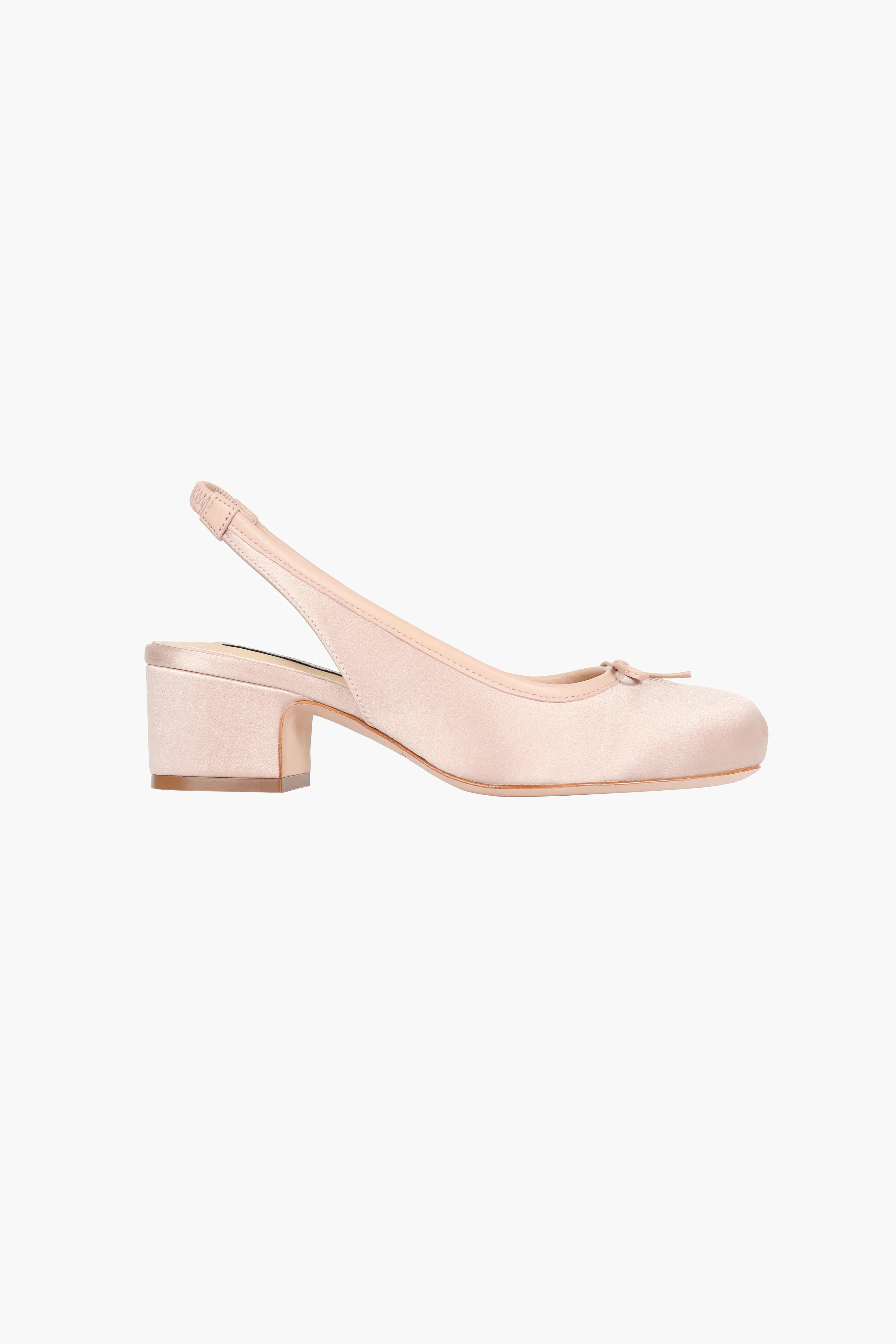 SLINGBACK 45 IN BALLET SATIN
