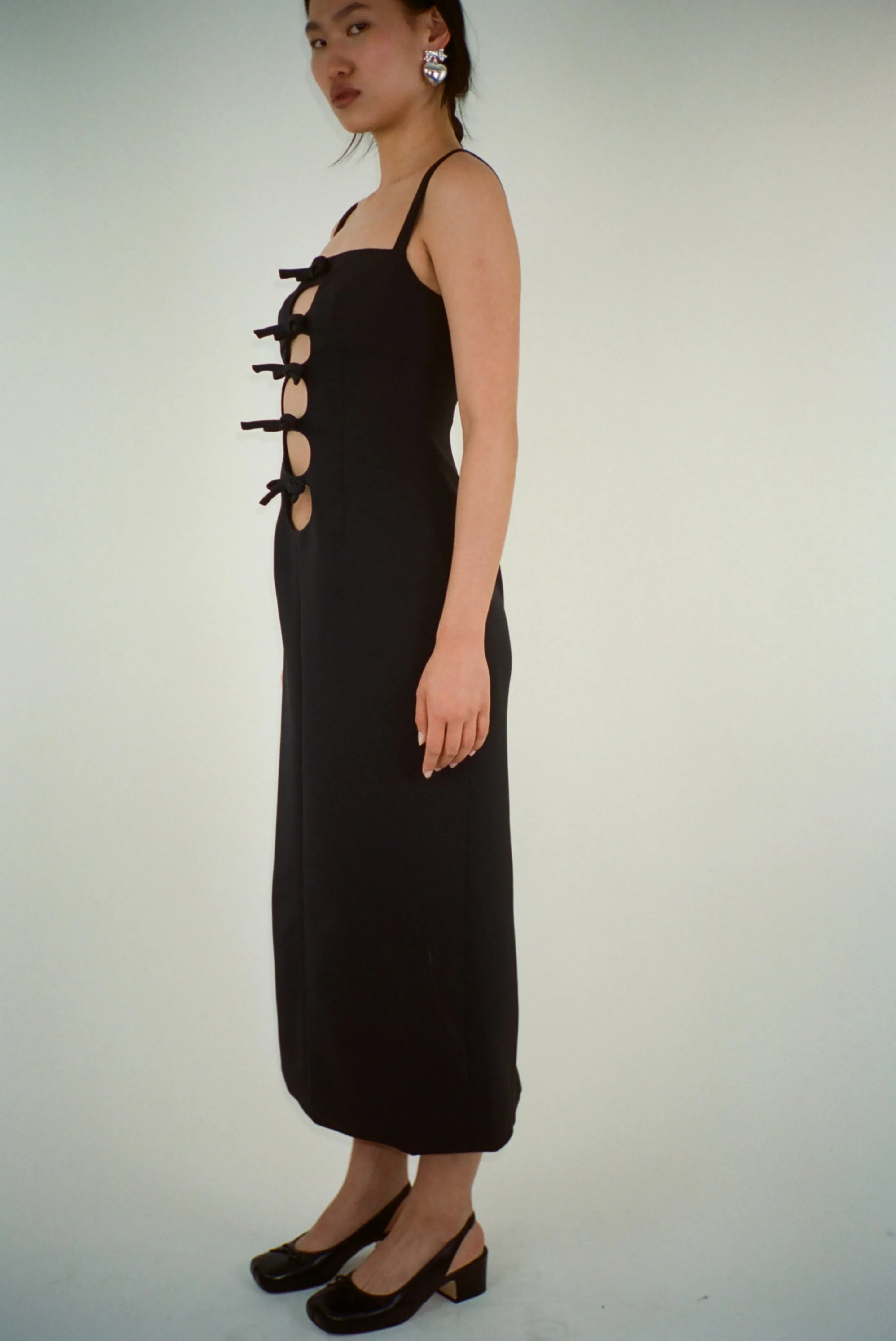 LEONIE DRESS IN BLACK