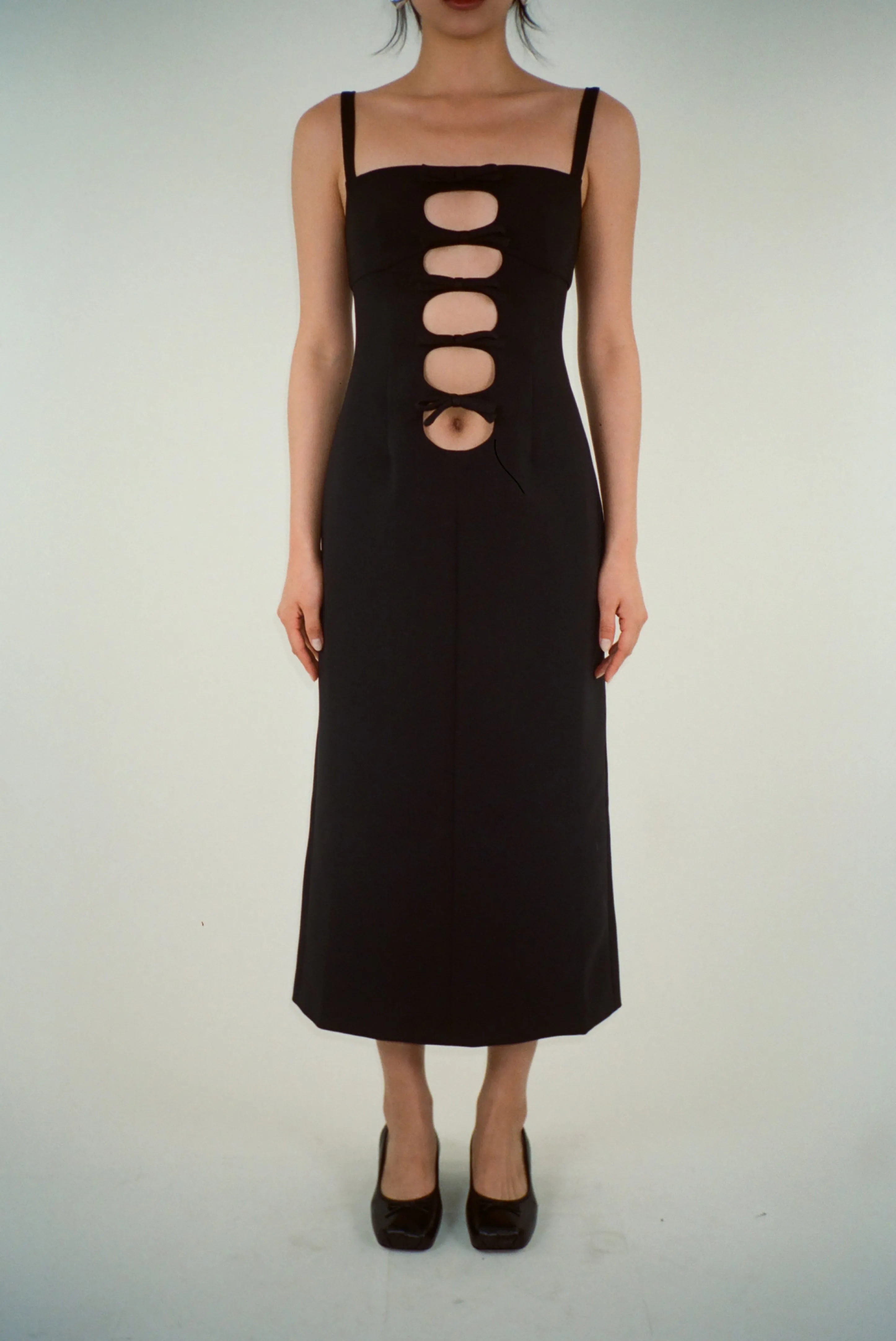 LEONIE DRESS IN BLACK