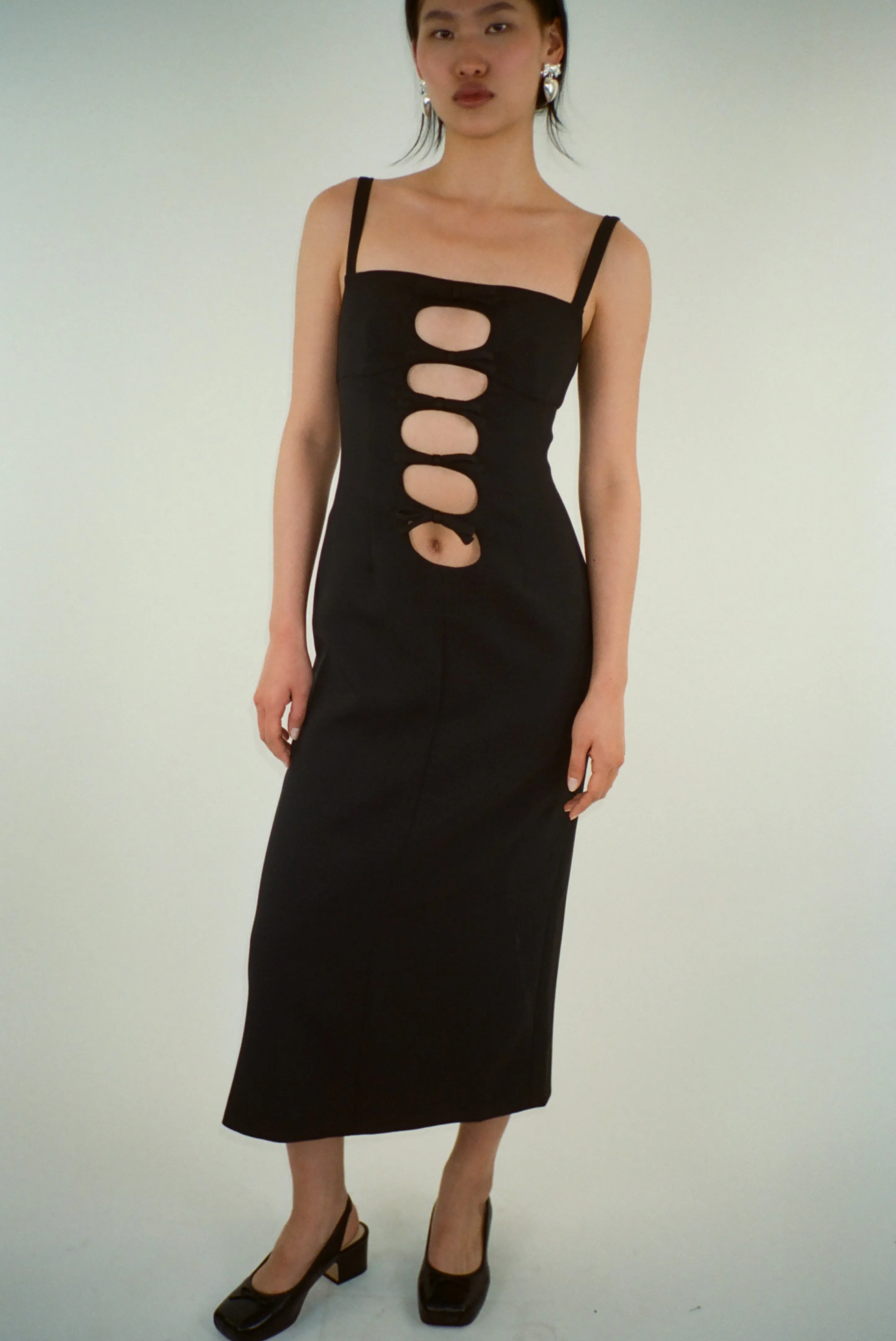 LEONIE DRESS IN BLACK