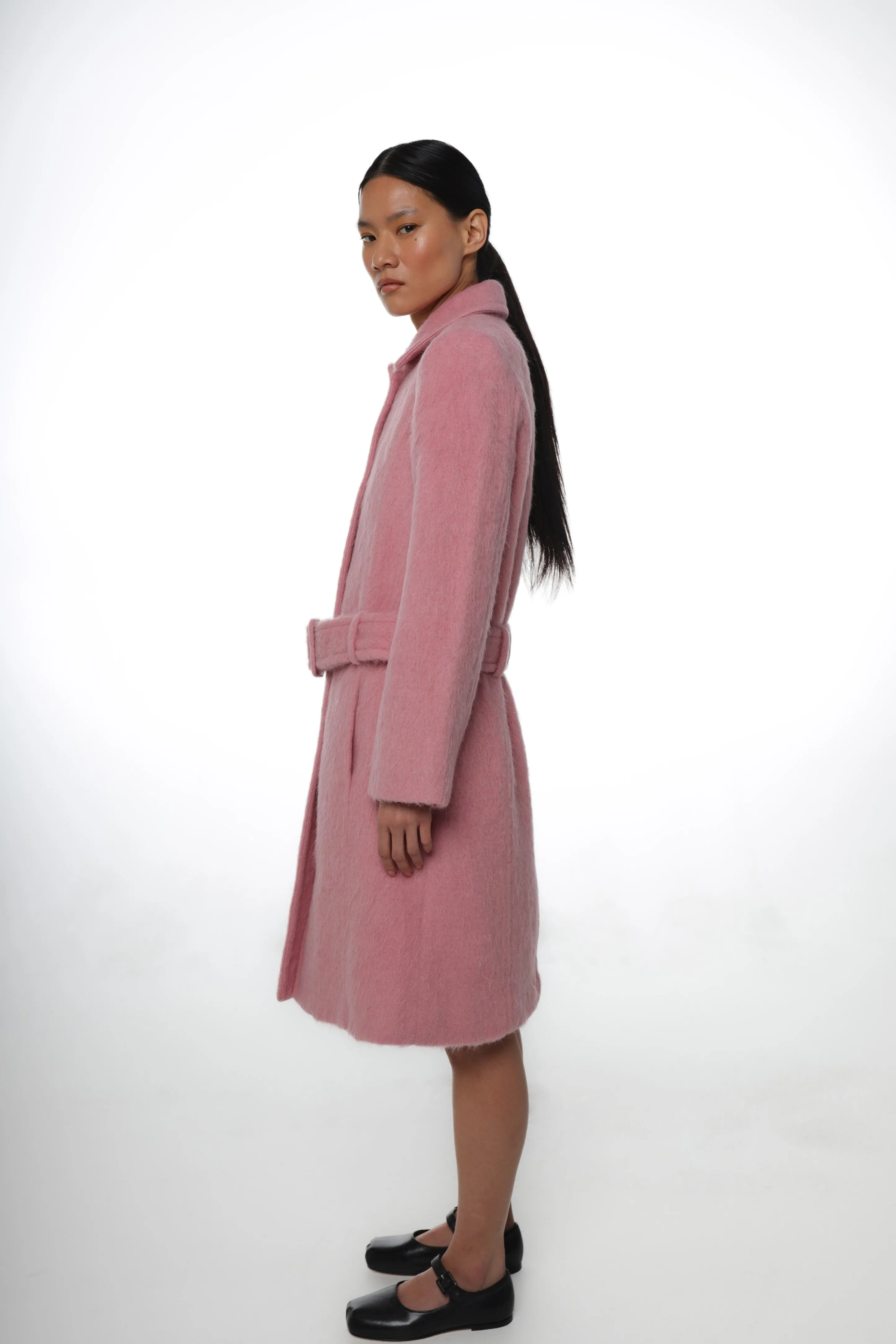 NORWICH COAT IN PINK
