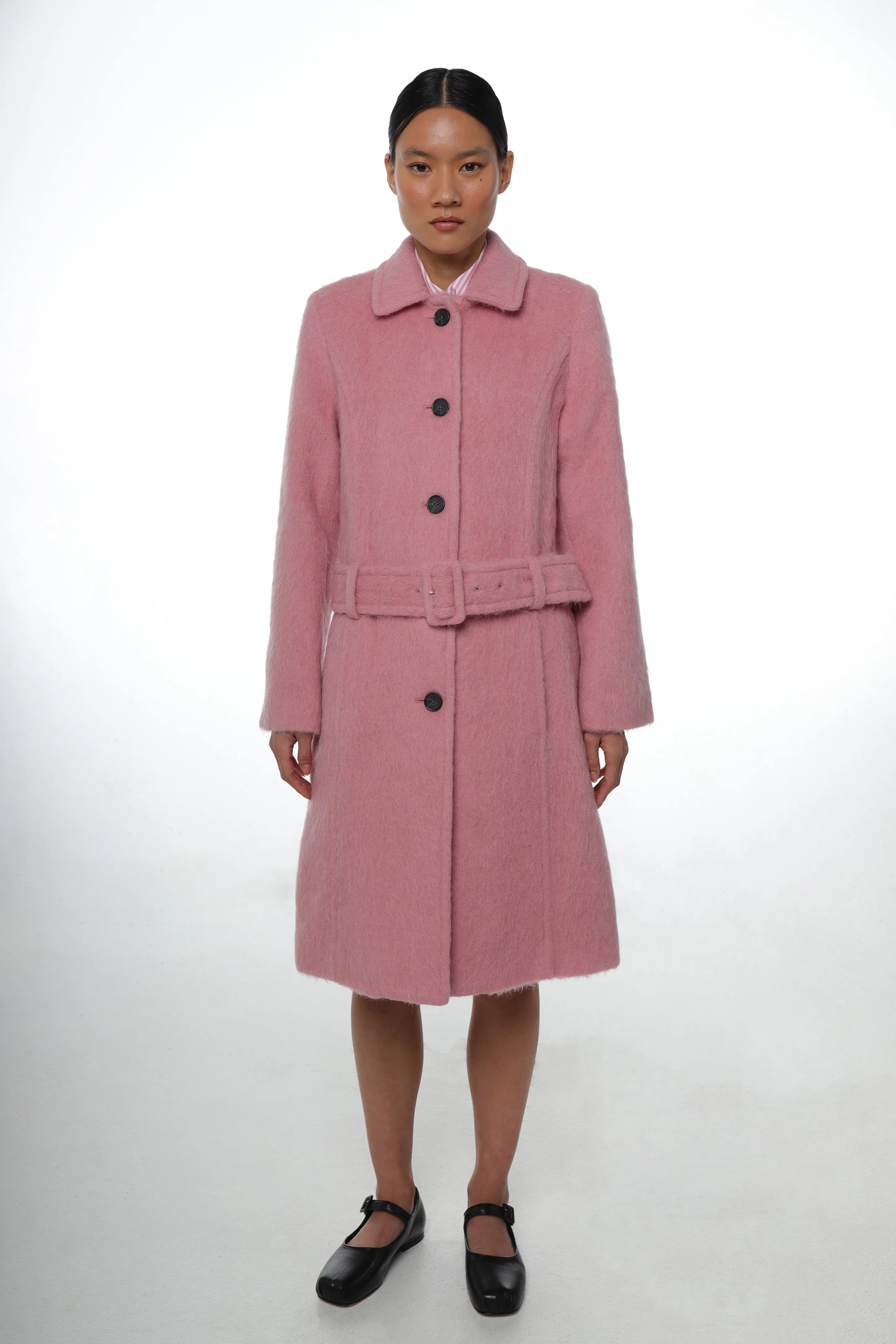 NORWICH COAT IN PINK