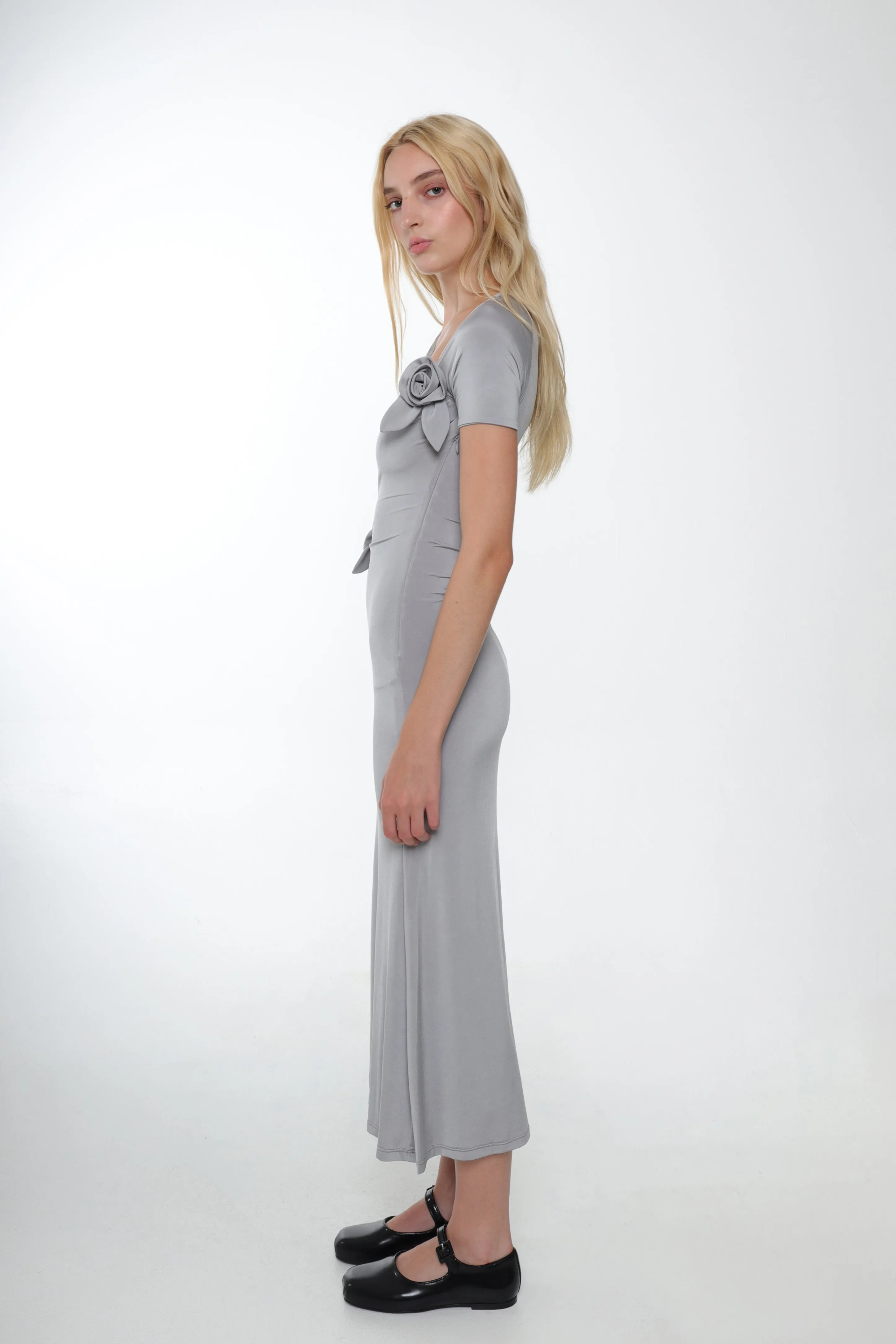 FILLE DRESS IN GREY